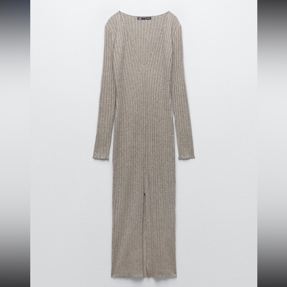 Zara Rib Soft Dress - Picture 2 of 3